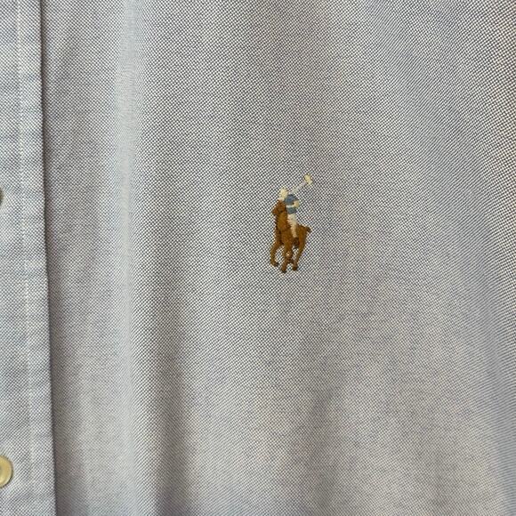 Ralph Lauren Yarmouth Oxford Long Sleeve Button Down Dress Shirt Size 16-34 Pony - Picture 5 of 9